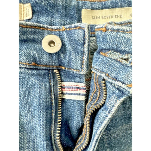 Anthropologie PILCRO Blue Denim Shorts SZ 26 (30") Slim Boyfriend - Picture 10 of 16